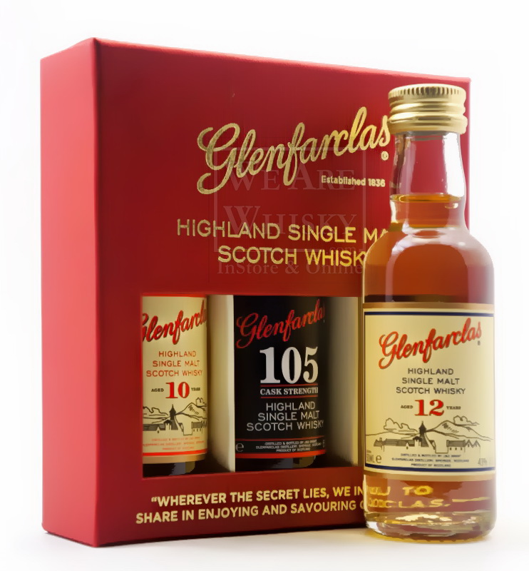 Mini-Set Glenfarclas 10y-105-12y
