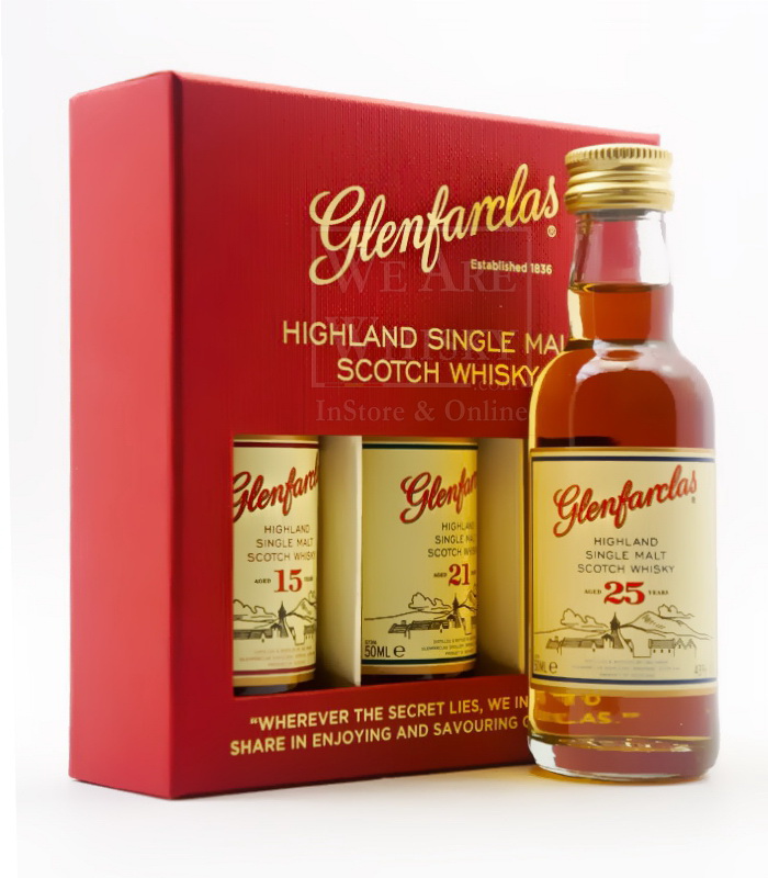 Glenfarclas Mini-Set 15y-21y-25y