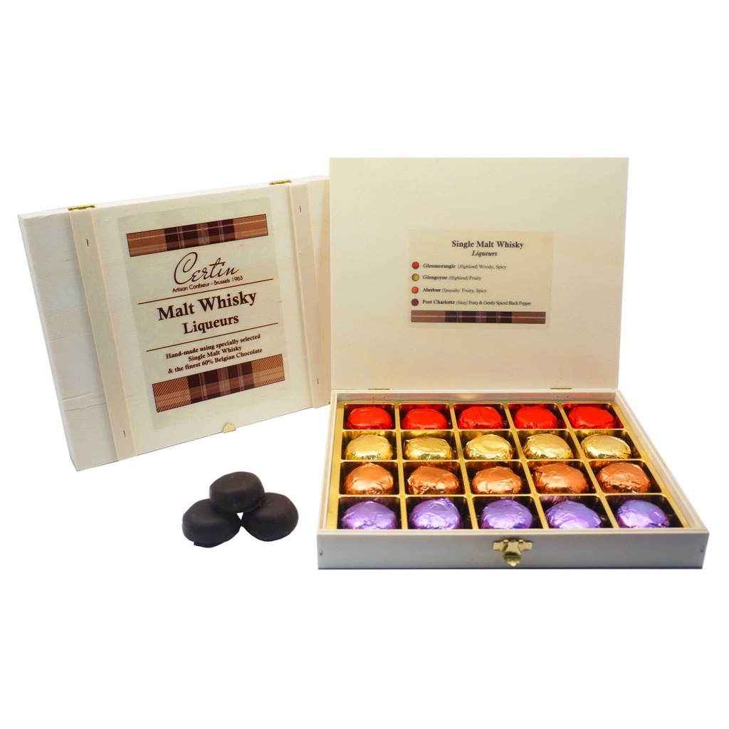 Pralines Certin avec Scotch Whisky