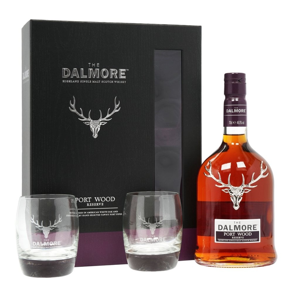 Dalmore Port Wood Glass Pack