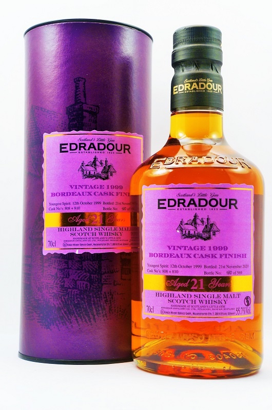 Edradour 1999 21 Years Bordeaux Cask Finish