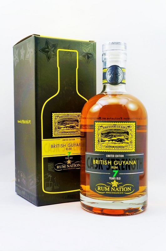 British Guyana 7 Years Cask Strenght Rum Nation