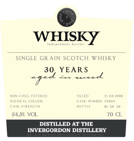 Invergordon 30 Years 3006 Whisky