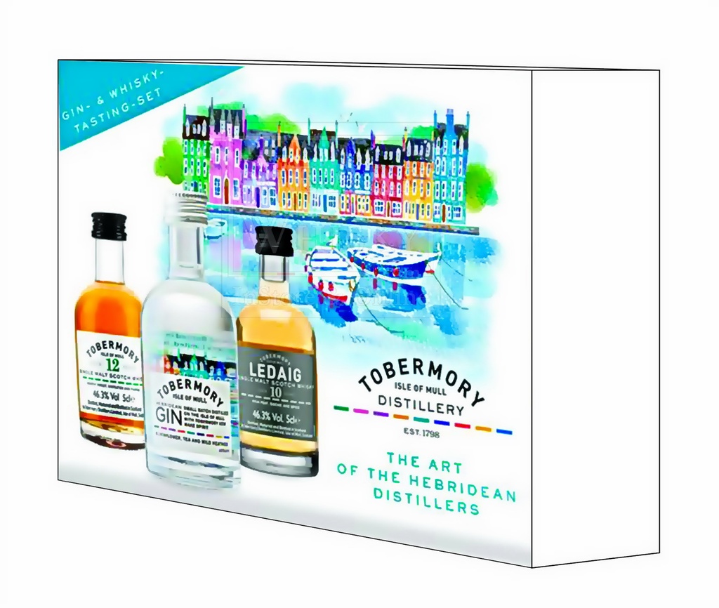 Tobermory Whisky & Gin Tasting Set