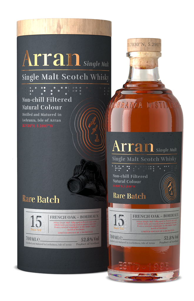 Arran Rare Batch Bordeaux Cask 15 Years