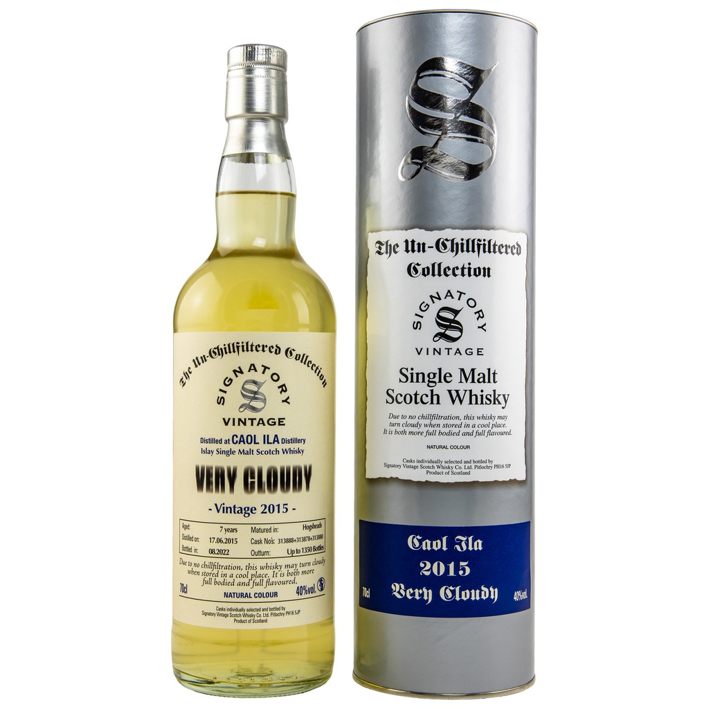 Caol Ila 2015 Very Cloudy Signatory Vintage