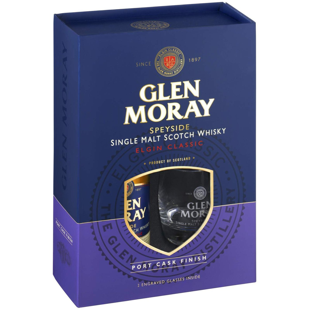 Glen Moray Port Cask Glass Pack