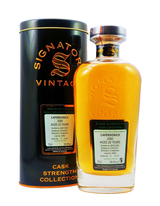 Caperdonich 2000 21 Years Signatory Cask Strength