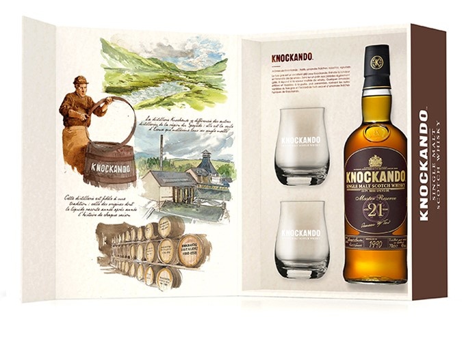 Knockando 21 Years Glass Pack