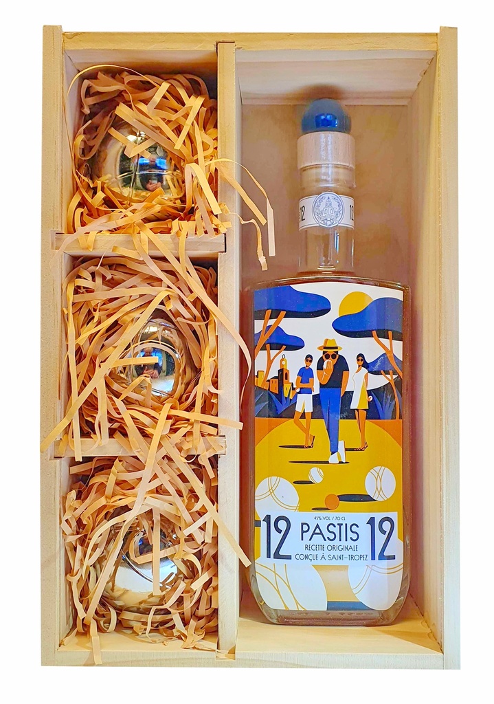 Pastis 12/12 Gift Pack Pétanque