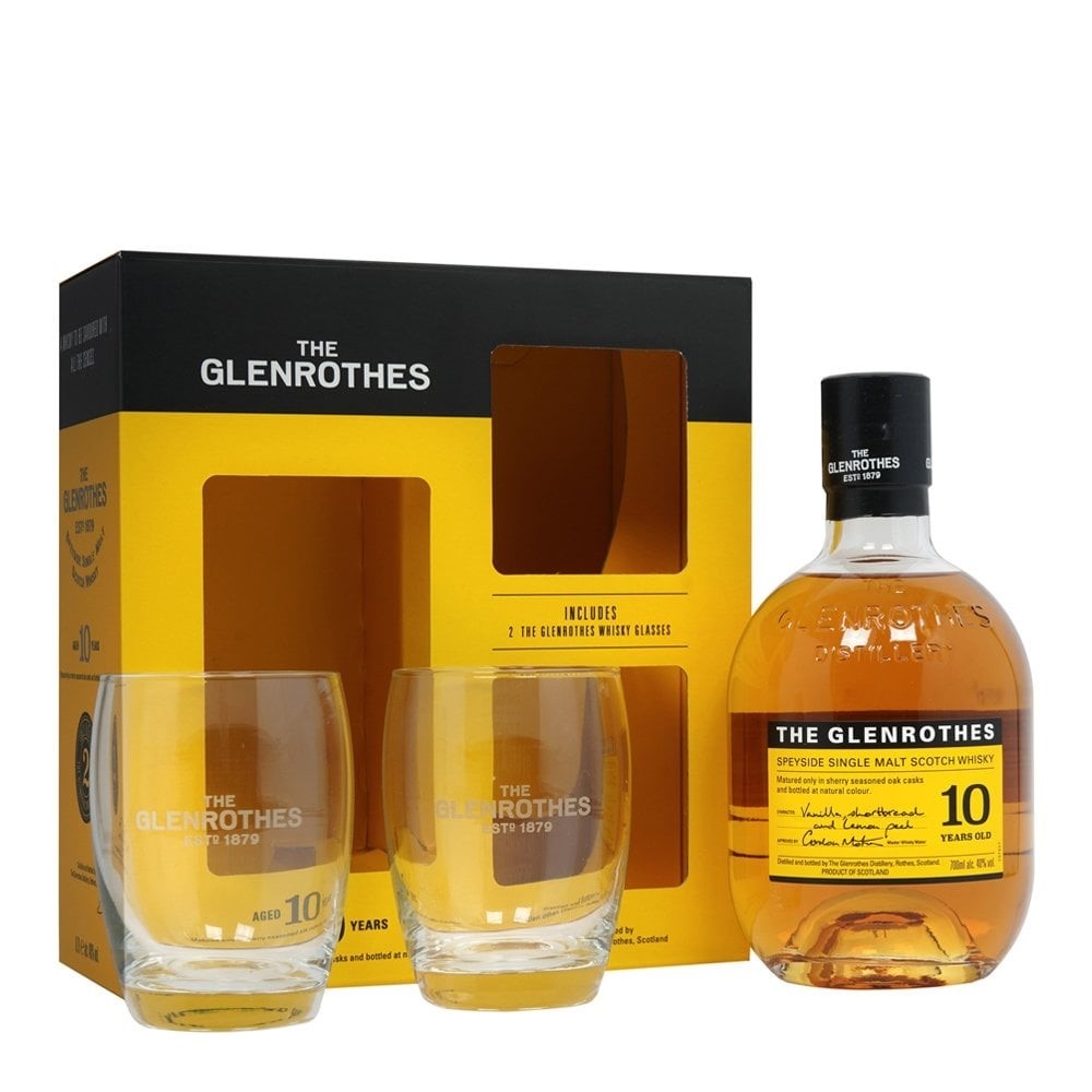 Glenrothes 10 Years Glass Pack