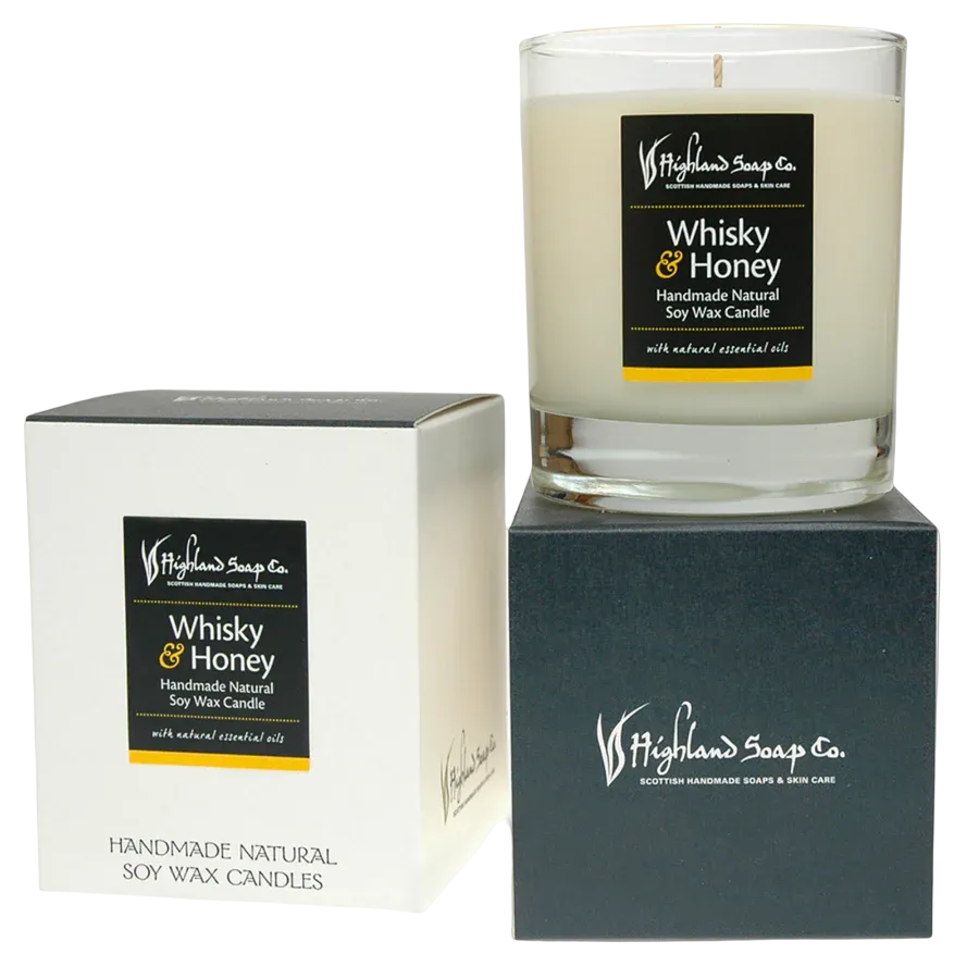 Highland Soap Co. Whisky & Honey Candle