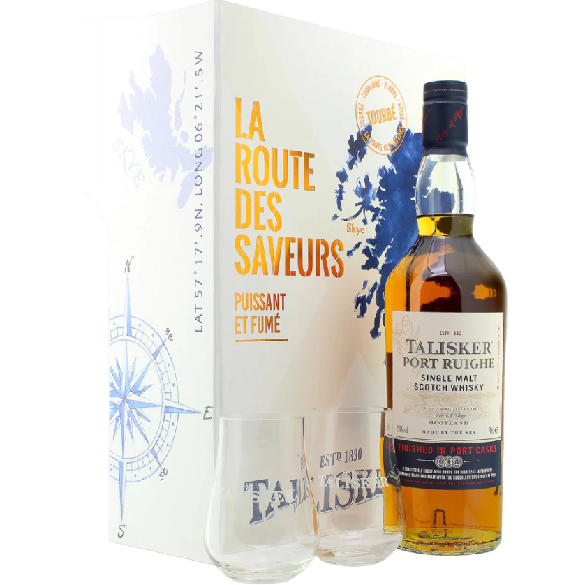 Talisker Port Ruighe Glass Pack