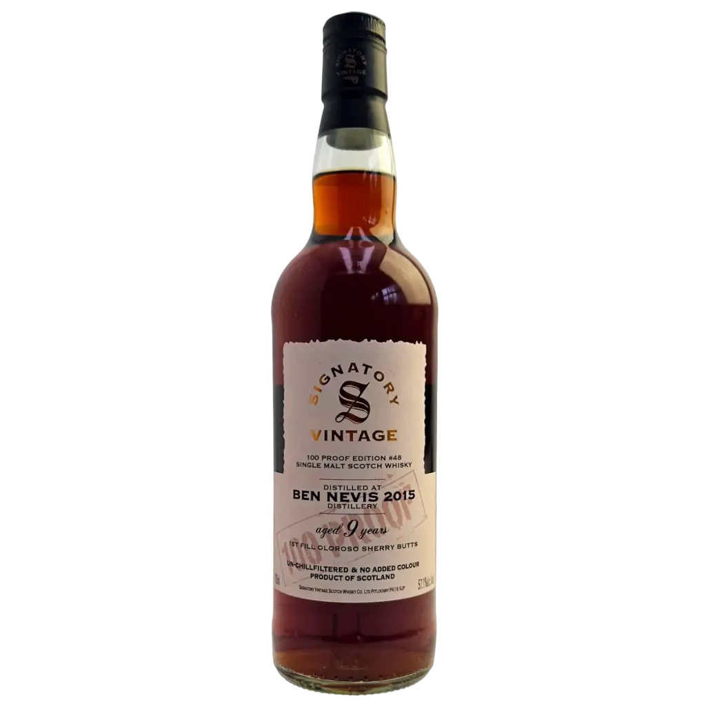 Ben Nevis 2015 Signatory 100 Proof