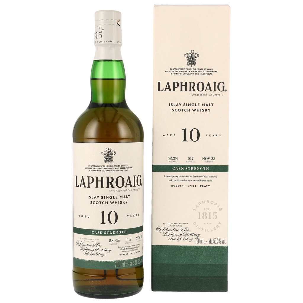 Laphroaig 10 Years Cask Strength B17
