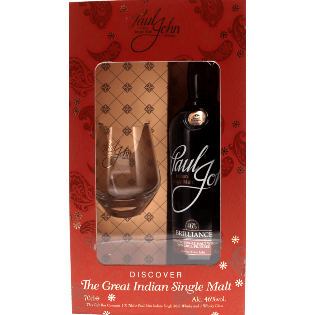 Paul John Brilliance Glass Pack