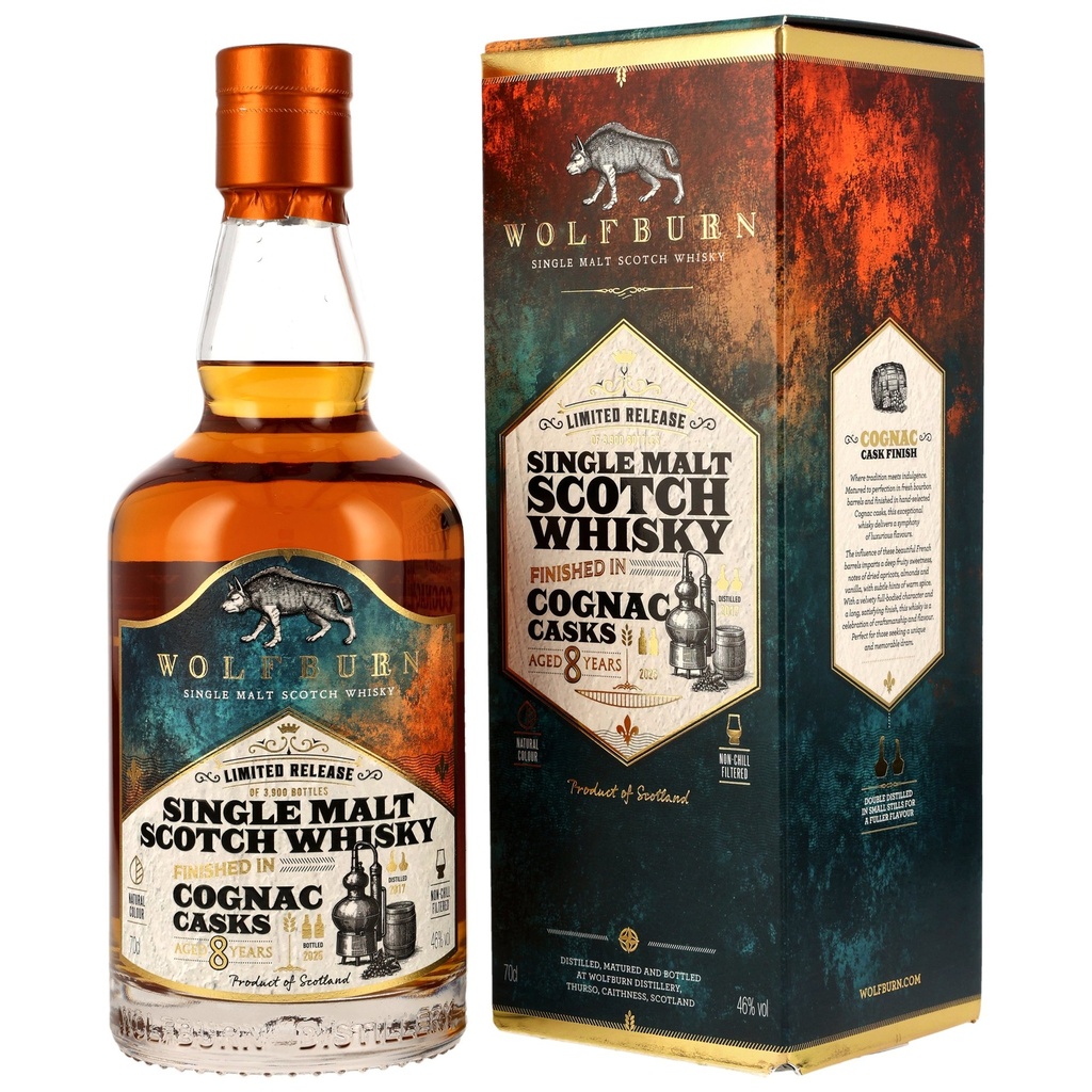 Wolfburn 8 Years Cognac Cask