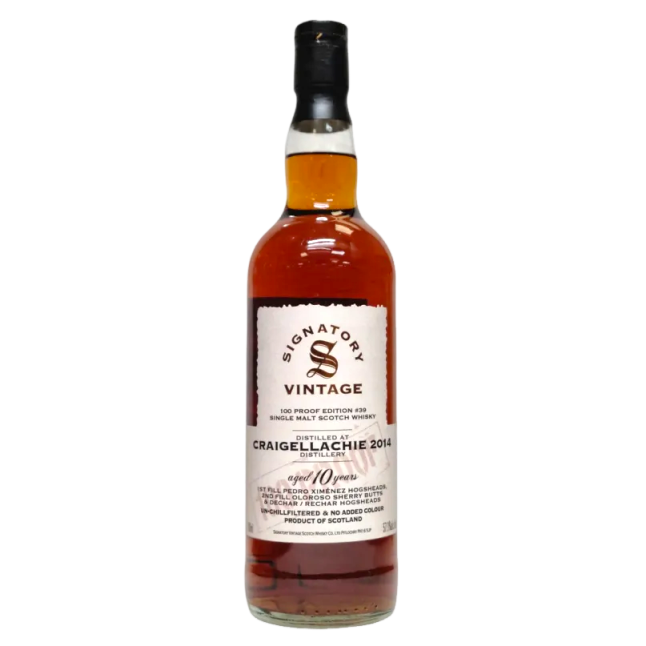 Craigellachie 2014 Signatory 100 Proof