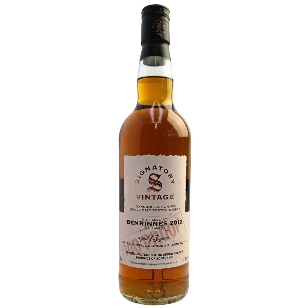 Benrinnes 2012 Signatory 100 Proof