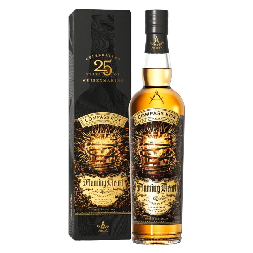 Compass Box Flaming Heart 25th Anniversary