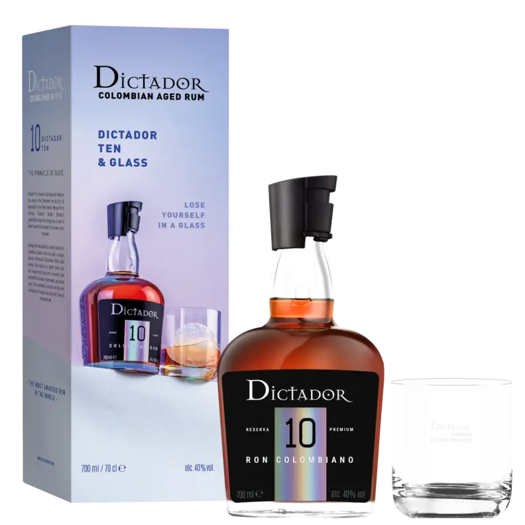 Dictador 10 Years Glass Pack
