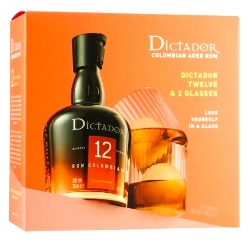 Dictador 12 Years Glass Pack