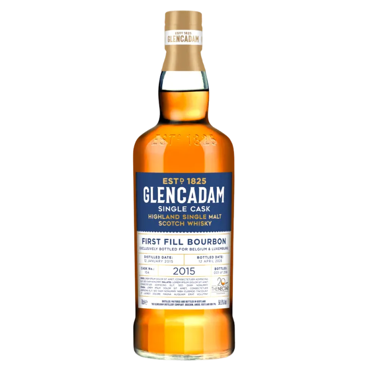 Glencadam 11 Years Single Cask for Belgium