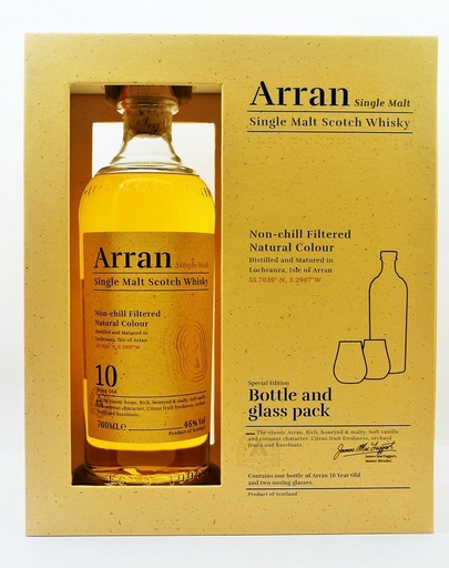 Arran 10 Years Glass Pack