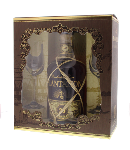Plantation Barbados XO Glass Pack