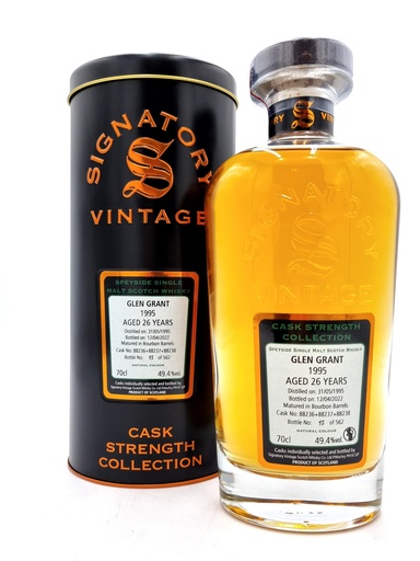 Glen Grant 1995 27 Years Signatory Cask Strength