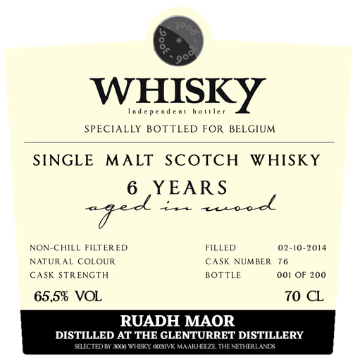 Ruadh Maor 6 Years 3006 Whisky