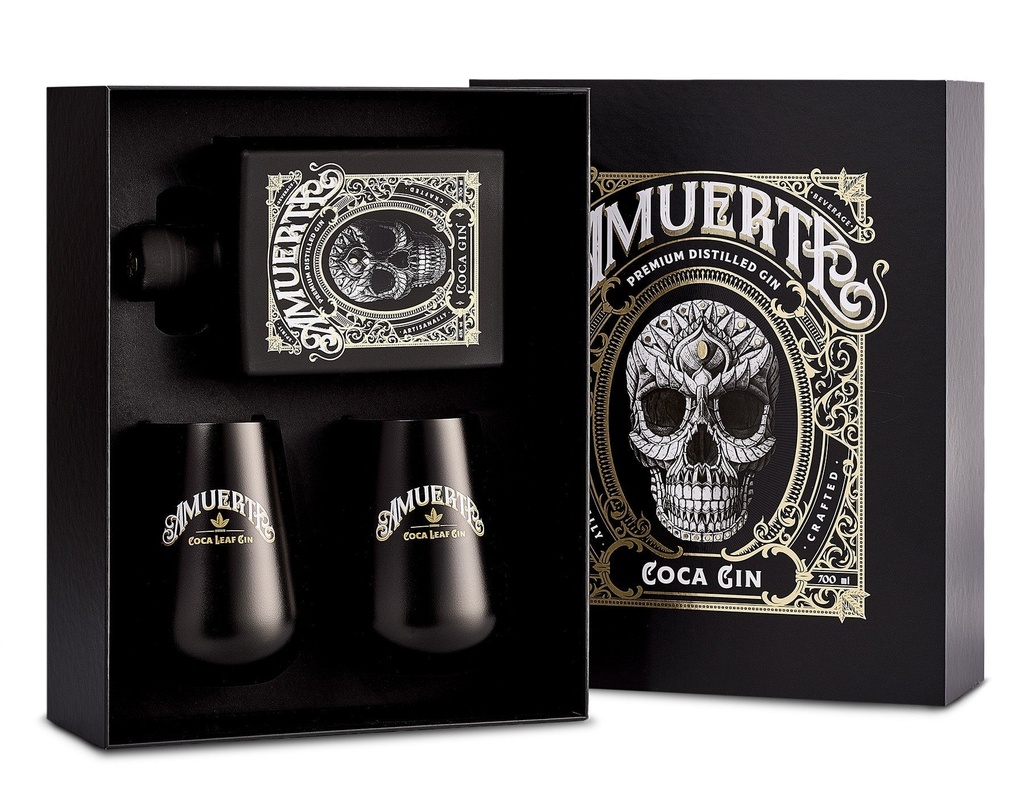 Amuerte Black Gin Glass Pack