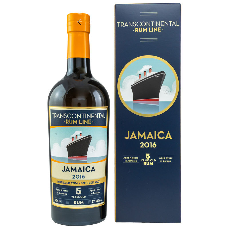 Jamica 2016 5 Years Transcontinental Rum Line