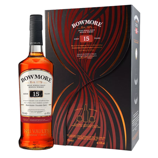 Bowmore 15 Years Glass Pack