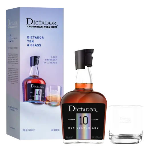 Dictador 10 Years Glass Pack